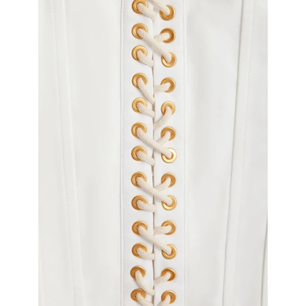 Schiaparelli Corset Shirt Tops in Schiaparelli Authentic Luxury Fashion at Coveti