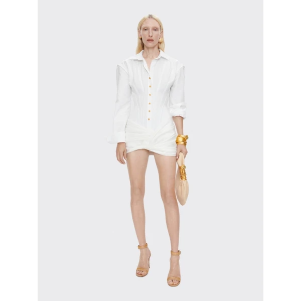 Schiaparelli Corset Shirt Dress Dresses in Schiaparelli Authentic Luxury Fashion at Coveti