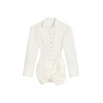 Schiaparelli Corset Shirt Dress Dresses in Schiaparelli Authentic Luxury Fashion at Coveti