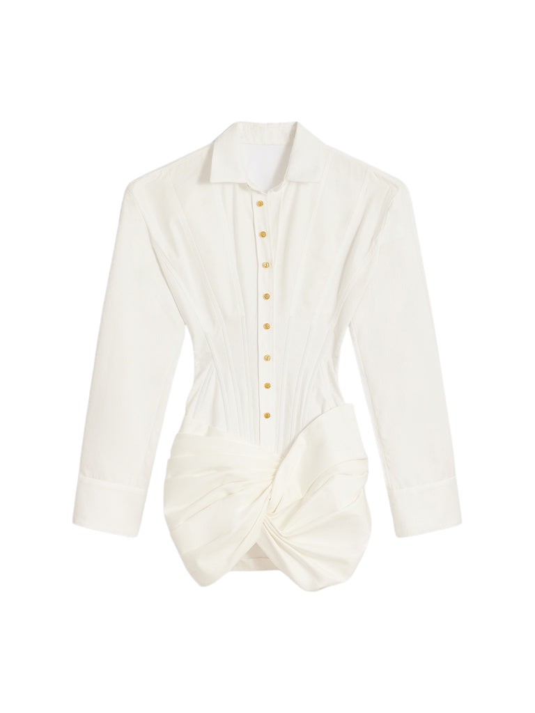 Schiaparelli Corset Shirt Dress