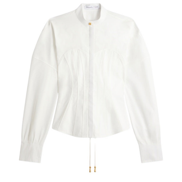 Schiaparelli Corset Shirt Tops in Schiaparelli Authentic Luxury Fashion at Coveti