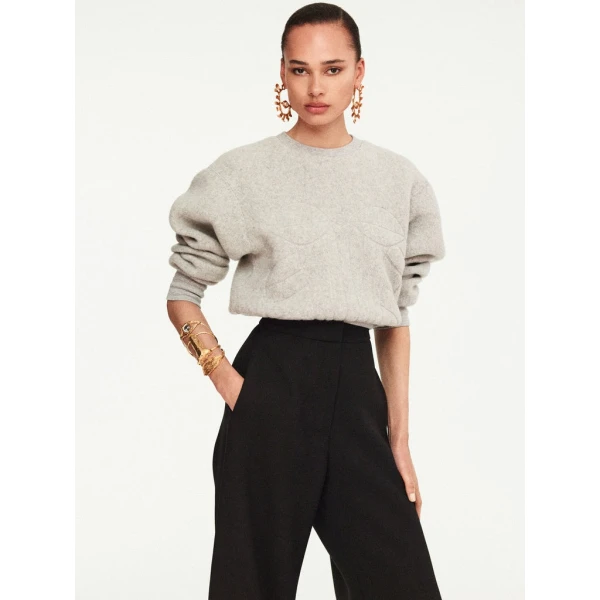 Schiaparelli Corset Sweatshirt Knitwear in Schiaparelli Authentic Luxury Fashion at Coveti