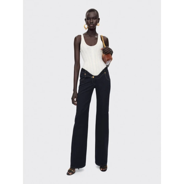 Schiaparelli Corseted Bodysuit Bodysuit in Schiaparelli Authentic Luxury Fashion at Coveti