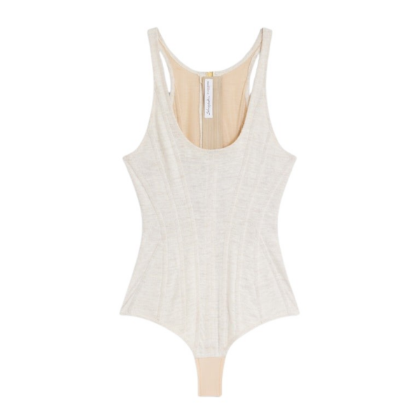 Schiaparelli Corseted Bodysuit Bodysuit in Schiaparelli Authentic Luxury Fashion at Coveti