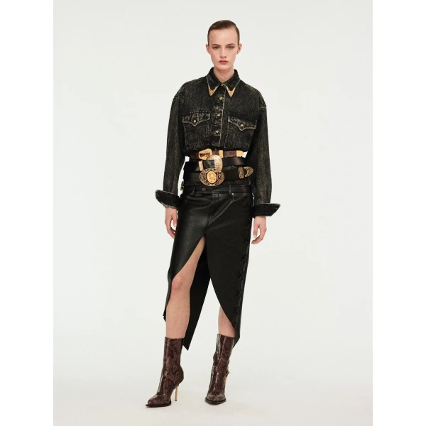 Schiaparelli Cowboy Shirt Tops in Schiaparelli Authentic Luxury Fashion at Coveti