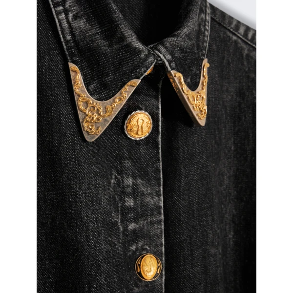 Schiaparelli Cowboy Shirt Dress, view 4