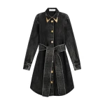 Schiaparelli Cowboy Shirt Dress Dresses in Schiaparelli Authentic Luxury Fashion at Coveti