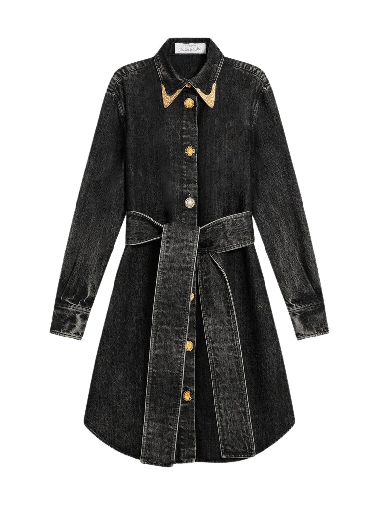 Schiaparelli-Cowboy-Shirt-Dress41429_nobg Schiaparelli Cowboy Shirt Dress Dresses in Schiaparelli Authentic Luxury Fashion at Coveti