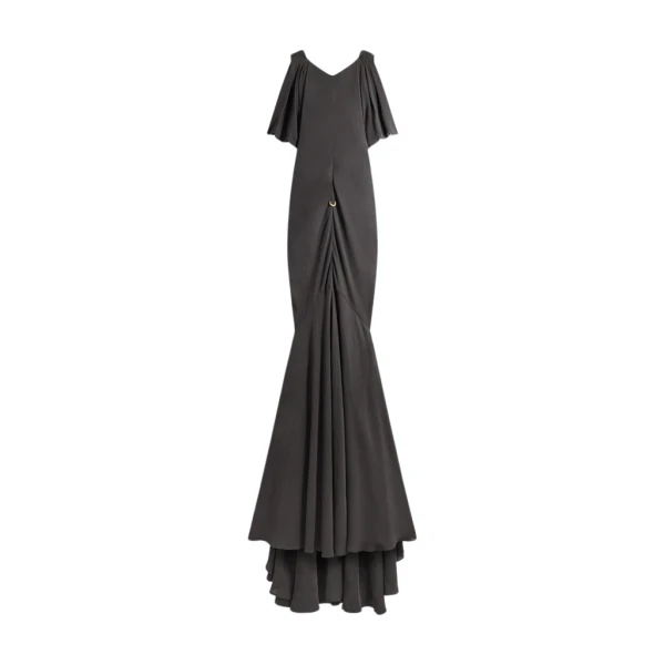 Schiaparelli Cowl Backless Dress Dresses in Schiaparelli Authentic Luxury Fashion at Coveti