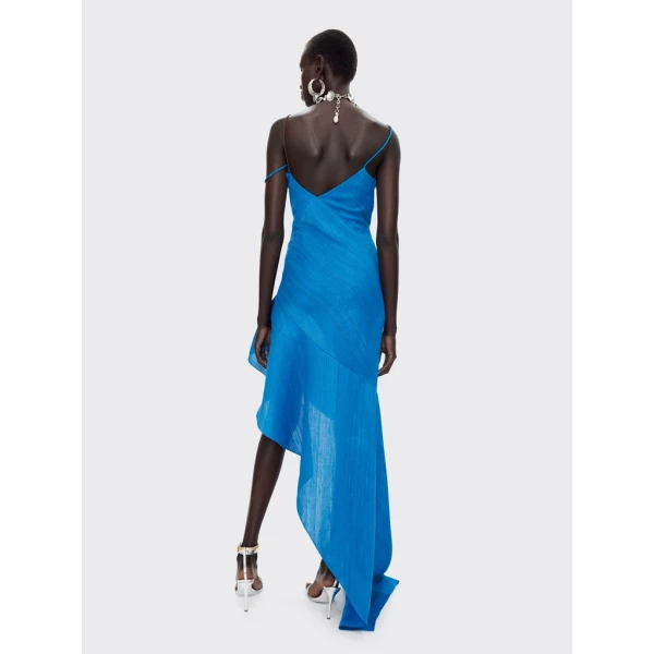 Schiaparelli Cowl Bustier Dress Dresses in Schiaparelli Authentic Luxury Fashion at Coveti
