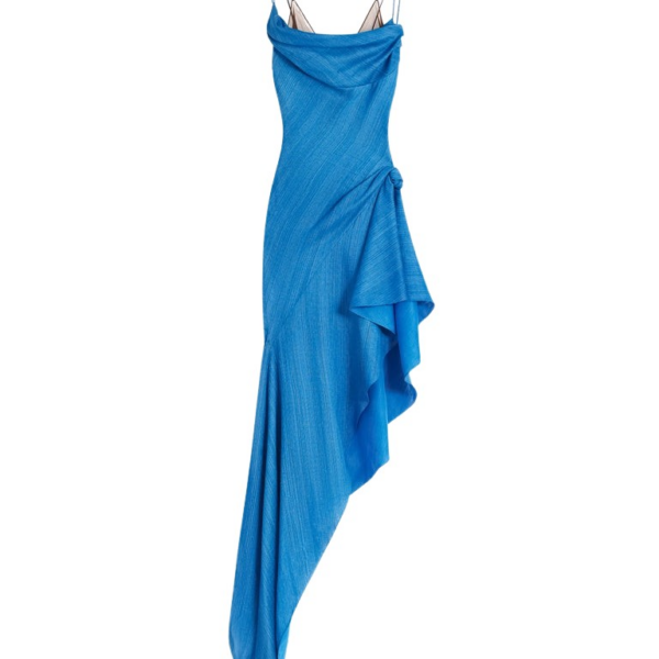 Schiaparelli Cowl Bustier Dress Dresses in Schiaparelli Authentic Luxury Fashion at Coveti