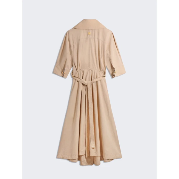 Schiaparelli Crossover Collar Dress Dresses in Schiaparelli Authentic Luxury Fashion at Coveti