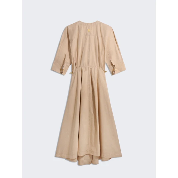 Schiaparelli Crossover Collar Dress Dresses in Schiaparelli Authentic Luxury Fashion at Coveti