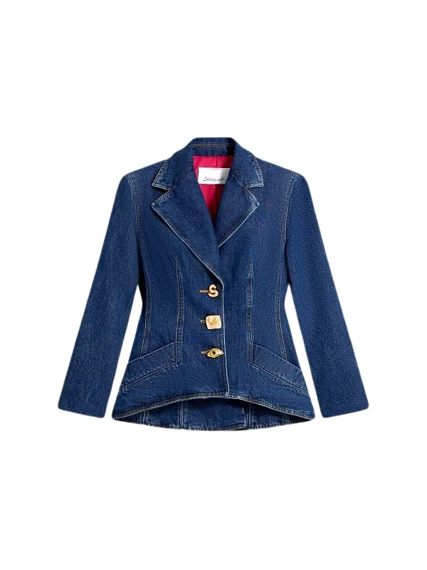 Schiaparelli-Denim-Basque-Jacket98363_nobg Schiaparelli Denim Basque Jacket Jackets in Schiaparelli Authentic Luxury Fashion at Coveti