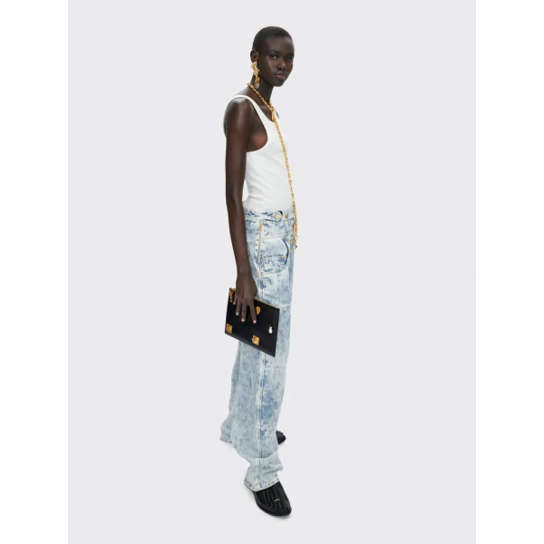 Schiaparelli Denim Cowboy Pants Pants in Schiaparelli Authentic Luxury Fashion at Coveti