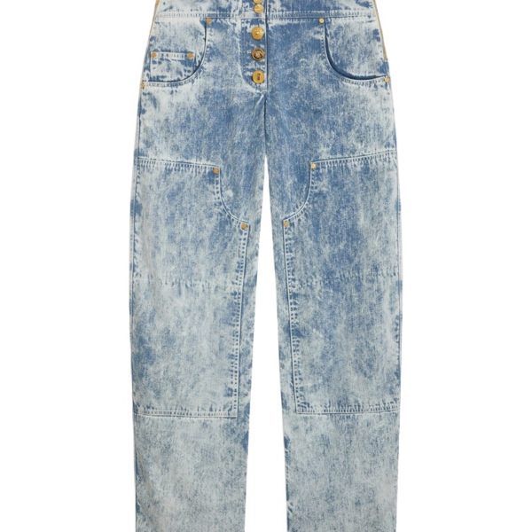 Schiaparelli Denim Cowboy Pants Pants in Schiaparelli Authentic Luxury Fashion at Coveti