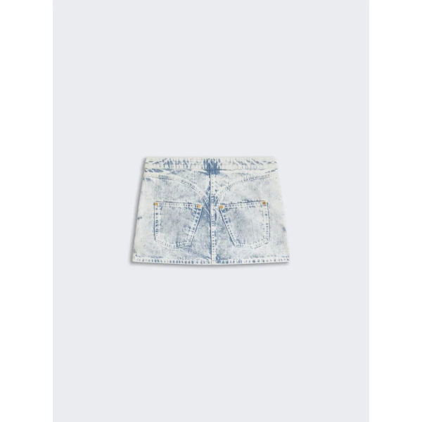 Schiaparelli Denim Miniskirt Skirts in Schiaparelli Authentic Luxury Fashion at Coveti