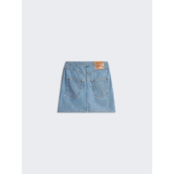 Schiaparelli Denim Miniskirt Skirts in Schiaparelli Authentic Luxury Fashion at Coveti