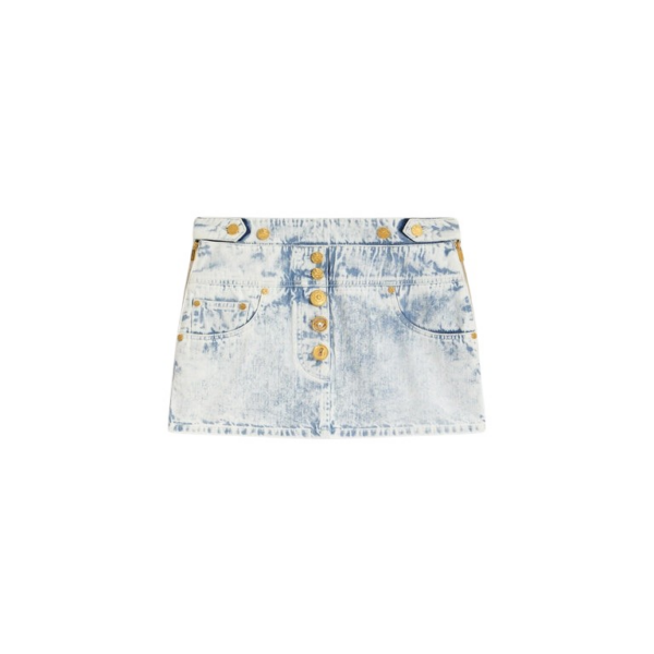 Schiaparelli Denim Miniskirt Skirts in Schiaparelli Authentic Luxury Fashion at Coveti