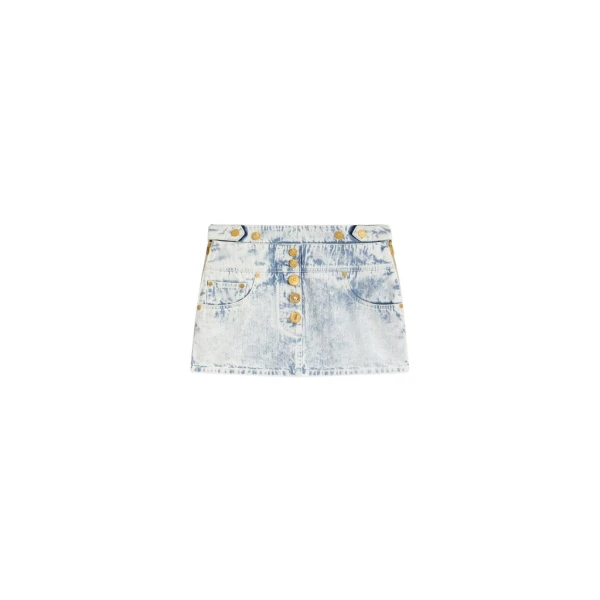 Schiaparelli Denim Miniskirt Skirts in Schiaparelli Authentic Luxury Fashion at Coveti