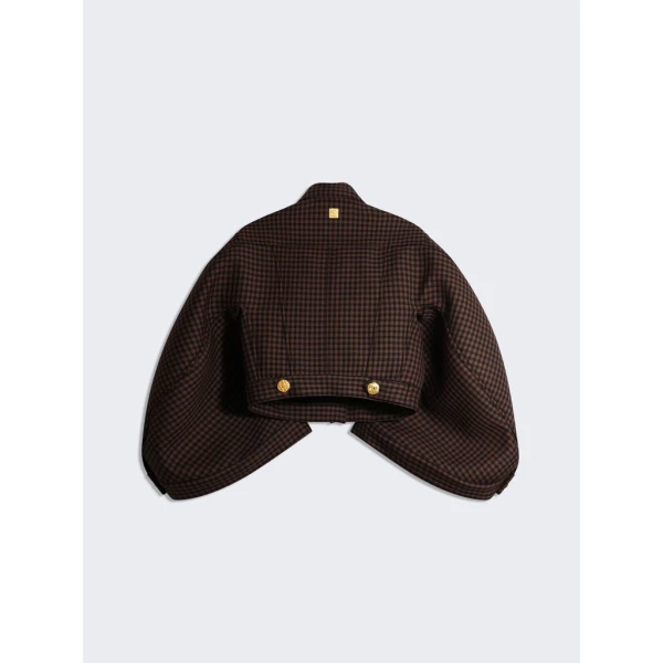 Schiaparelli Dove-Wing Cropped Jacket Jackets in Schiaparelli Authentic Luxury Fashion at Coveti