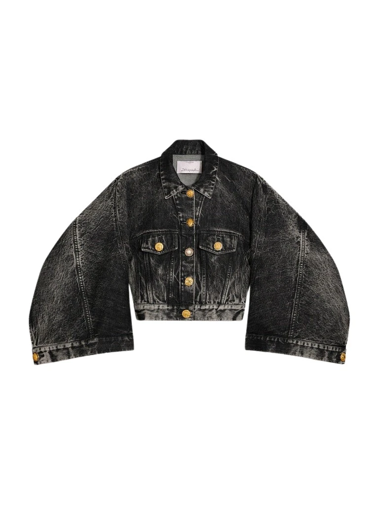 Schiaparelli-Dove-Wing-Cropped-Jacket-334810_nobg Schiaparelli Dove-Wing Cropped Jacket Jackets in Schiaparelli Authentic Luxury Fashion at Coveti