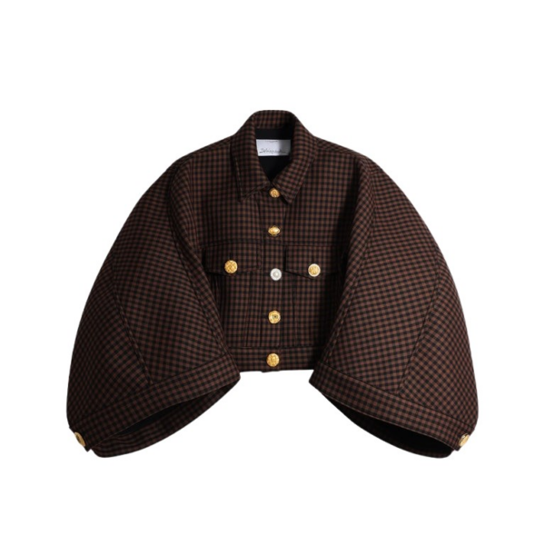 Schiaparelli Dove-Wing Cropped Jacket Jackets in Schiaparelli Authentic Luxury Fashion at Coveti