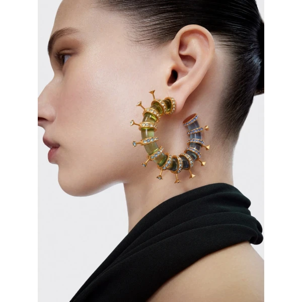 Schiaparelli Draped Bijou Top Tops in Schiaparelli Authentic Luxury Fashion at Coveti