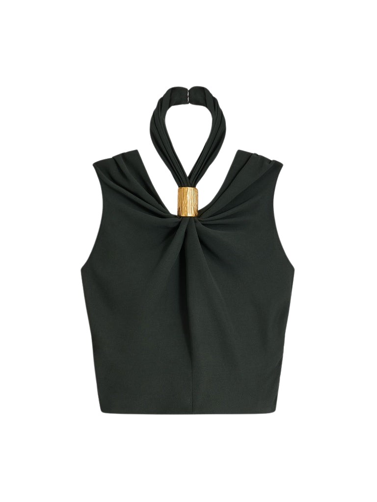 Schiaparelli Draped Bijou Top