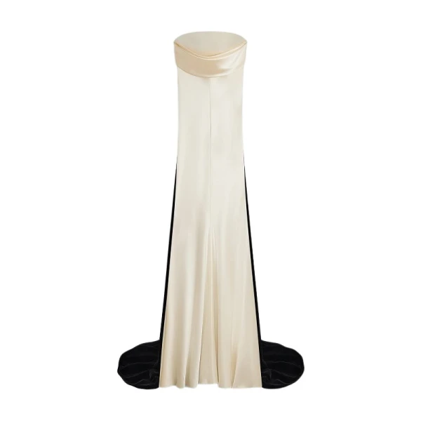 Schiaparelli Draped Bustier Dress Dresses in Schiaparelli Authentic Luxury Fashion at Coveti