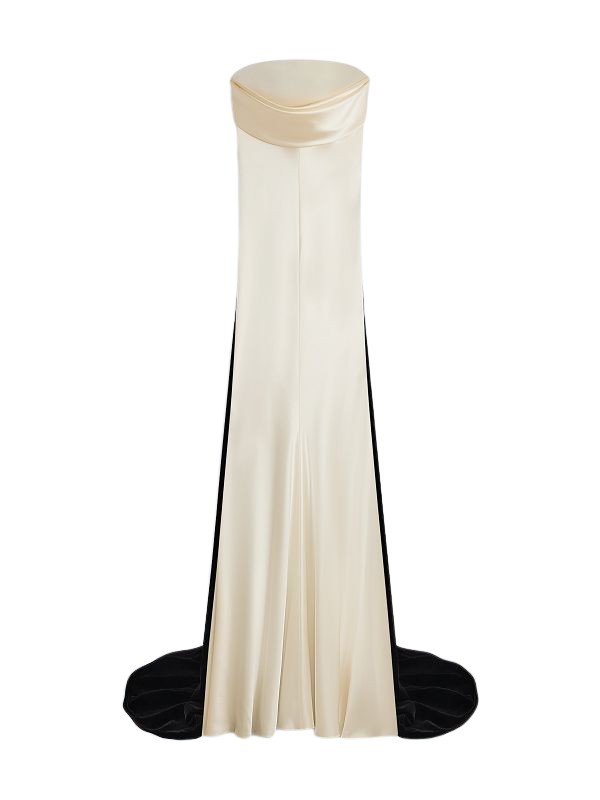 Schiaparelli Draped Bustier Dress Dresses in Schiaparelli Authentic Luxury Fashion at Coveti