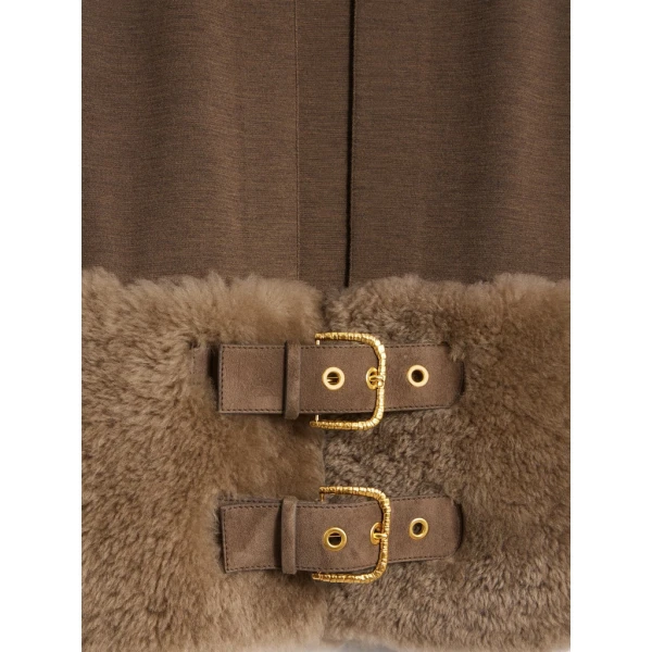 Schiaparelli Dual-Material Cardigan Knitwear in Schiaparelli Authentic Luxury Fashion at Coveti