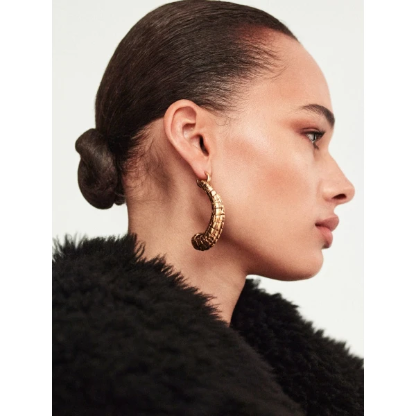 Schiaparelli Dual-Material Tailored Jacket, view 4