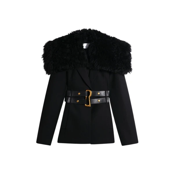 Schiaparelli Dual-Material Tailored Jacket