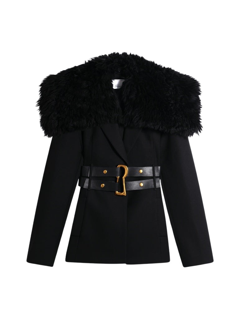 Schiaparelli Dual-Material Tailored Jacket