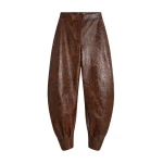 Schiaparelli Embossed Leather Cowboy Pants Pants in Schiaparelli Authentic Luxury Fashion at Coveti