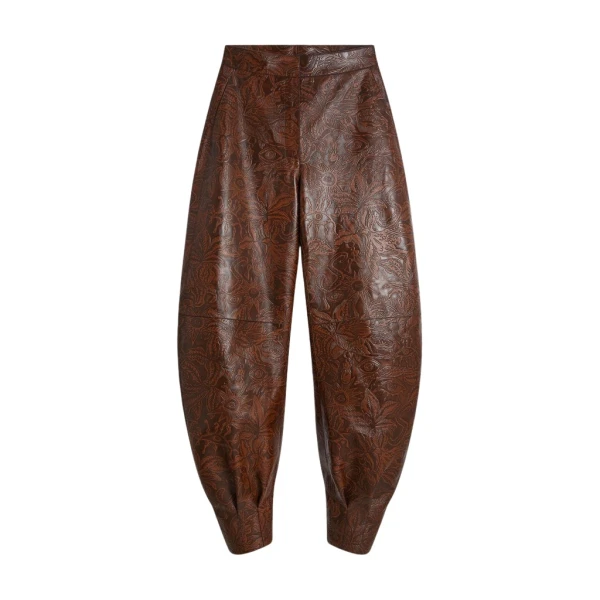 Schiaparelli Embossed Leather Cowboy Pants Pants in Schiaparelli Authentic Luxury Fashion at Coveti