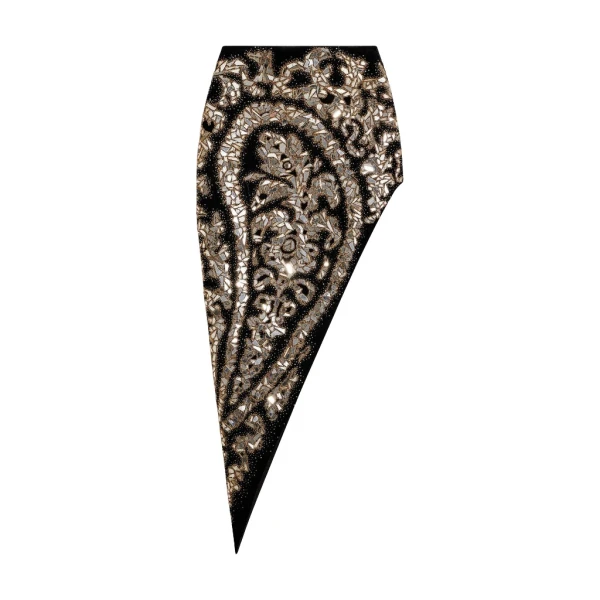 Schiaparelli Embroidered Asymmetrical Skirt Skirts in Schiaparelli Authentic Luxury Fashion at Coveti
