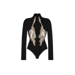 Schiaparelli-Embroidered-Bodysuit87964_nobg Schiaparelli Embroidered Bodysuit Bodysuit in Schiaparelli Authentic Luxury Fashion at Coveti
