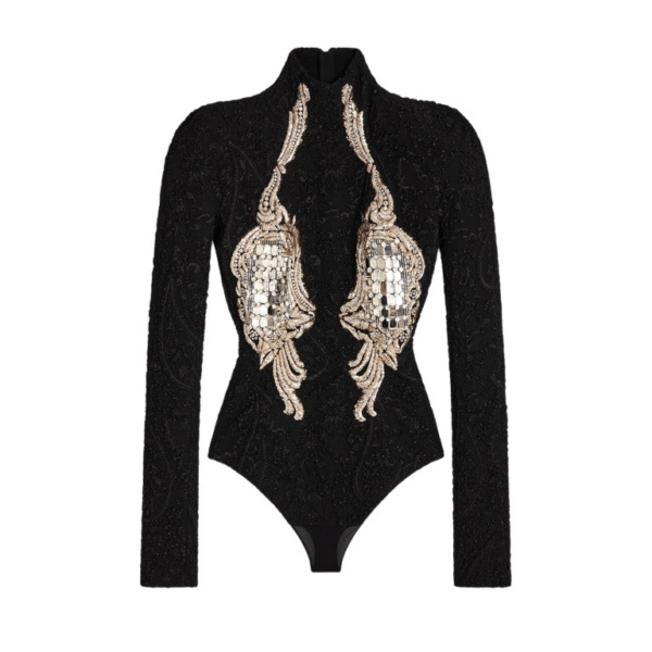 Schiaparelli Embroidered Bodysuit Bodysuit in Schiaparelli Authentic Luxury Fashion at Coveti