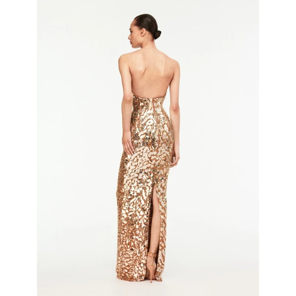 Schiaparelli Embroidered Bustier Dress Dresses in Schiaparelli Authentic Luxury Fashion at Coveti