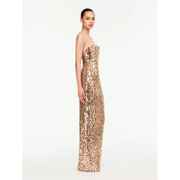 Schiaparelli Embroidered Bustier Dress Dresses in Schiaparelli Authentic Luxury Fashion at Coveti