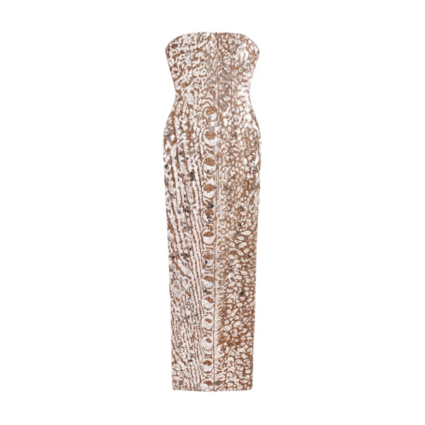 Schiaparelli Embroidered Bustier Dress Dresses in Schiaparelli Authentic Luxury Fashion at Coveti