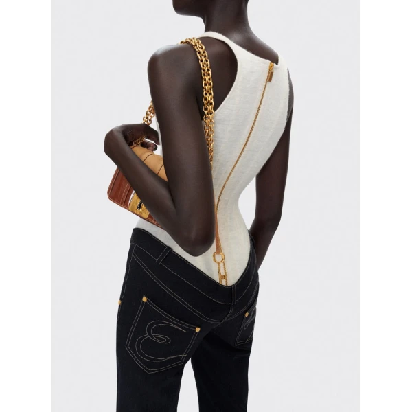 Schiaparelli Extreme Cut-Out Denim Pants Pants in Schiaparelli Authentic Luxury Fashion at Coveti