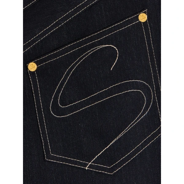 Schiaparelli Extreme Cut-Out Denim Pants Pants in Schiaparelli Authentic Luxury Fashion at Coveti