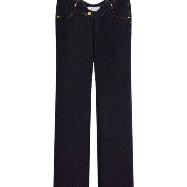 Schiaparelli Extreme Cut-Out Denim Pants Pants in Schiaparelli Authentic Luxury Fashion at Coveti