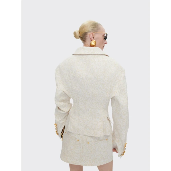 Schiaparelli Faded Jacquard Miniskirt Skirts in Schiaparelli Authentic Luxury Fashion at Coveti