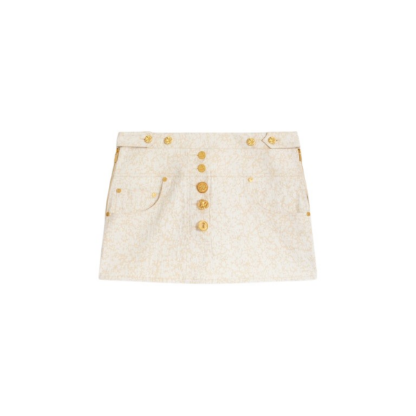 Schiaparelli Faded Jacquard Miniskirt Skirts in Schiaparelli Authentic Luxury Fashion at Coveti