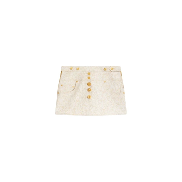 Schiaparelli Faded Jacquard Miniskirt Skirts in Schiaparelli Authentic Luxury Fashion at Coveti
