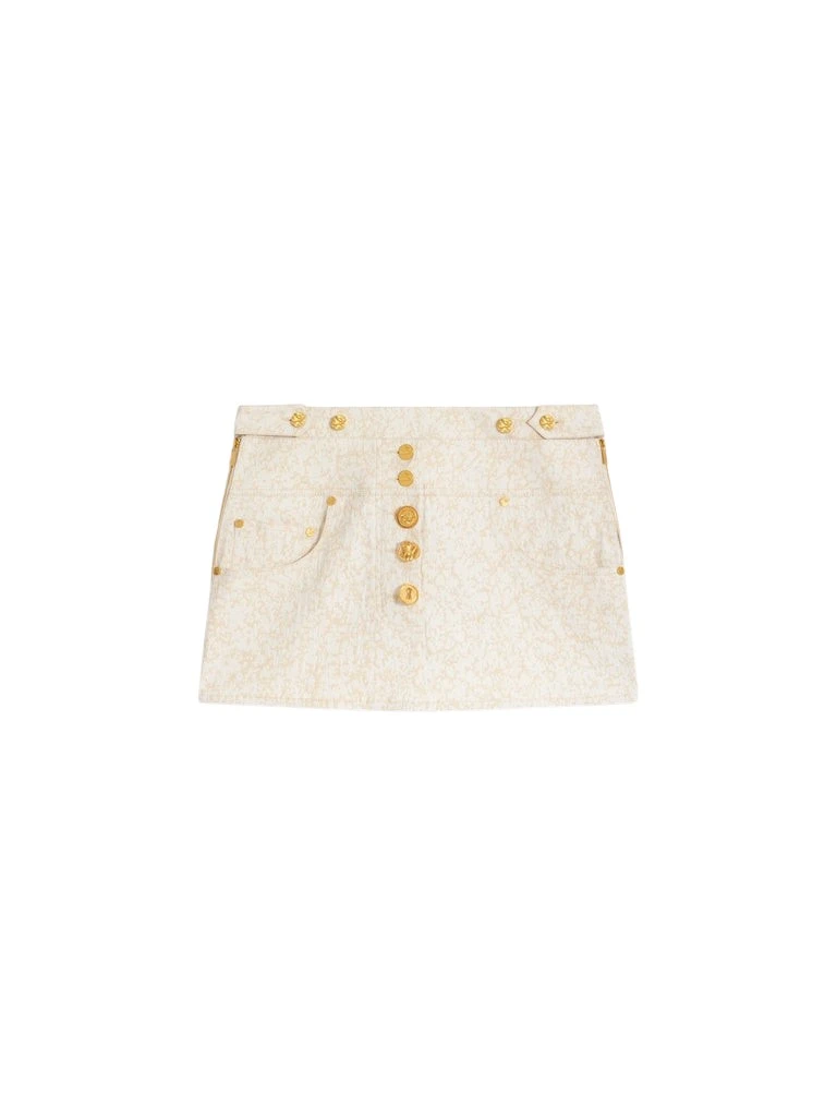 Schiaparelli-Faded-Jacquard-Miniskirt95140_nobg Schiaparelli Faded Jacquard Miniskirt Skirts in Schiaparelli Authentic Luxury Fashion at Coveti